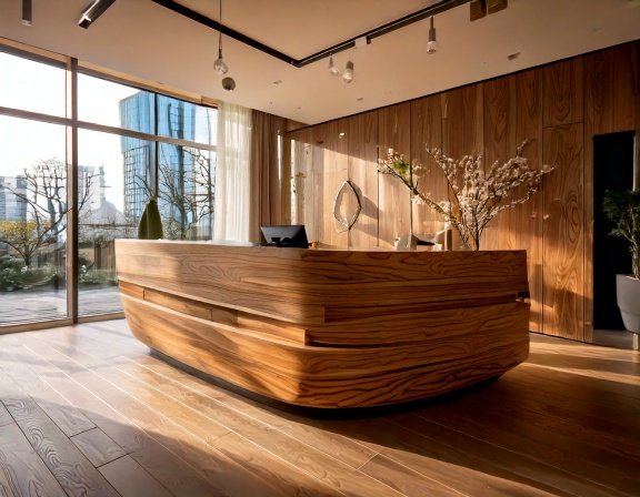 Quầy lễ tân đẹp chuẩn phong thủy (5) Quầy lễ tân đẹp chuẩn phong thủy (5)