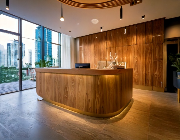 Quầy lễ tân đẹp giá xưởng TPHCM (3) Quầy lễ tân đẹp giá xưởng TPHCM (3)