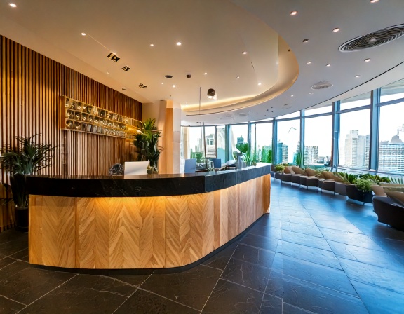 Quầy lễ tân đẹp giá xưởng TPHCM (4) Quầy lễ tân đẹp giá xưởng TPHCM (4)