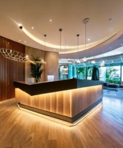 Quầy lễ tân đẹp phong cách hiện đại (1)