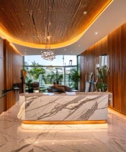 Quầy lễ tân đẹp phong cách hiện đại 7 Quầy lễ tân đẹp phong cách hiện đại (5)