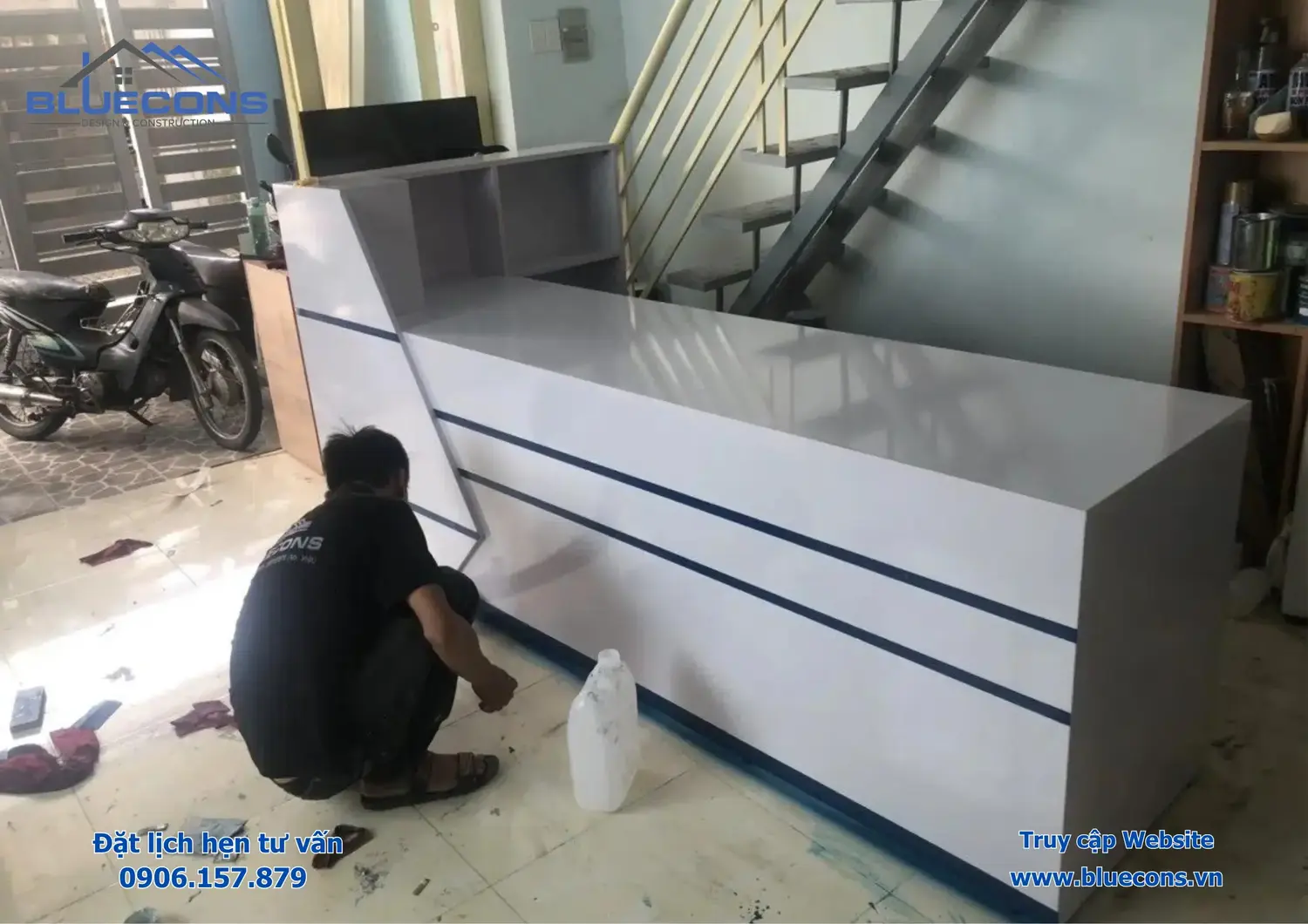 Quầy lễ tân đẹp vạn người mê năm 2024