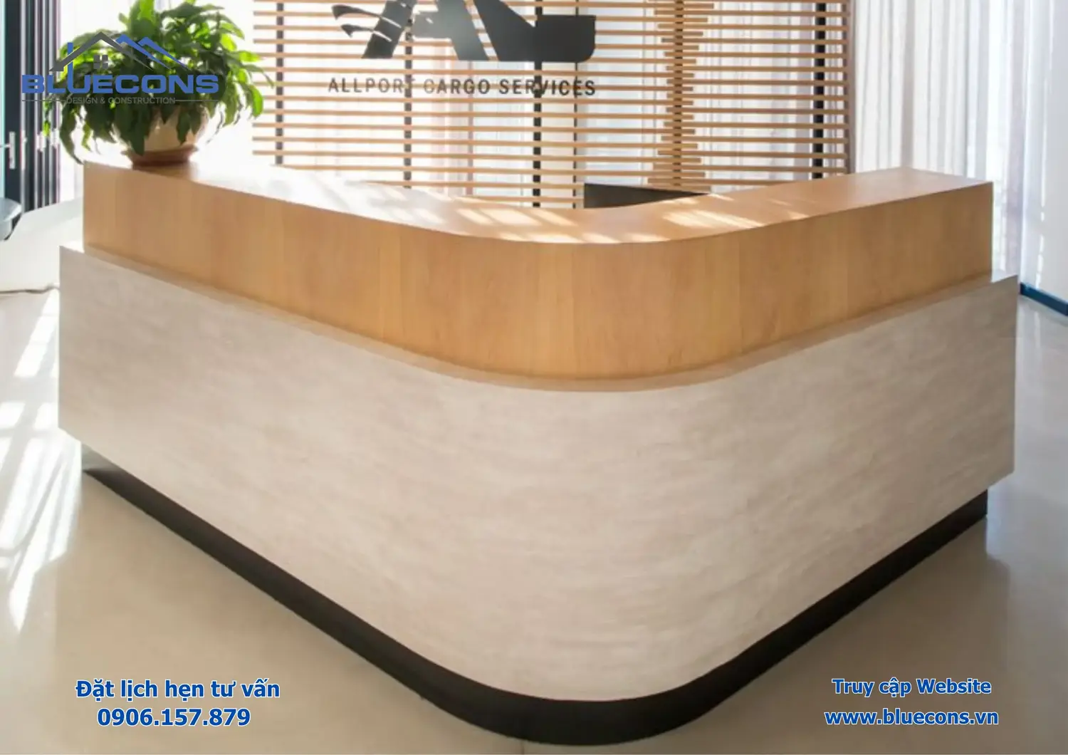 Quầy lễ tân đẹp vạn người mê năm 2024