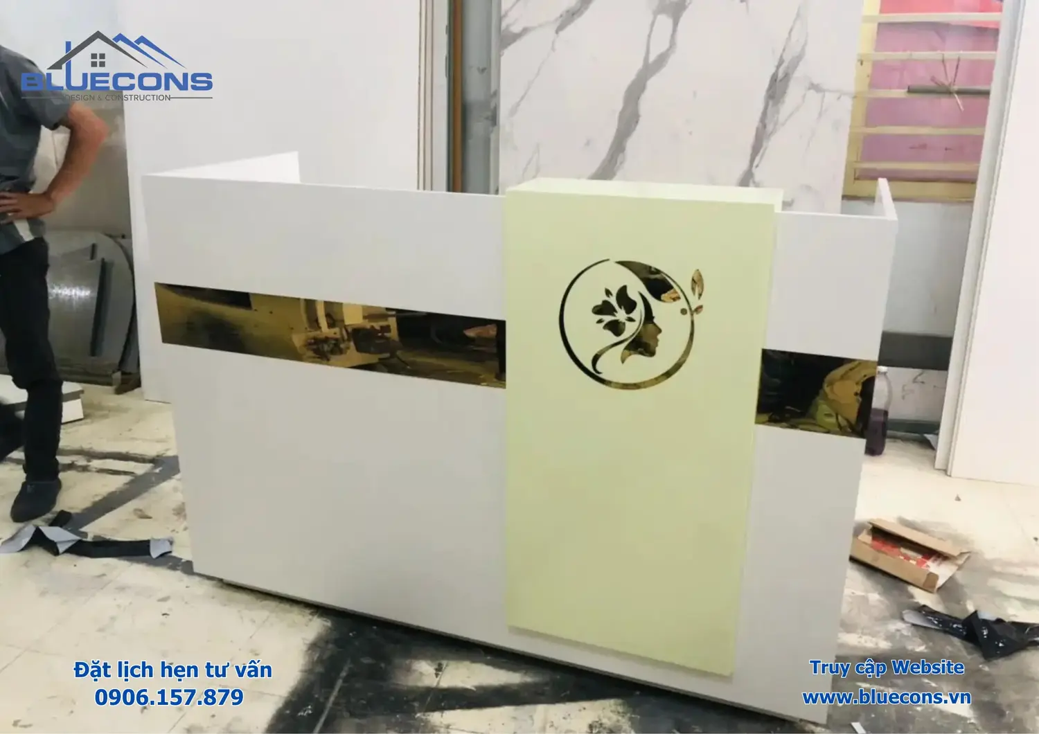 Quầy lễ tân đẹp vạn người mê năm 2024