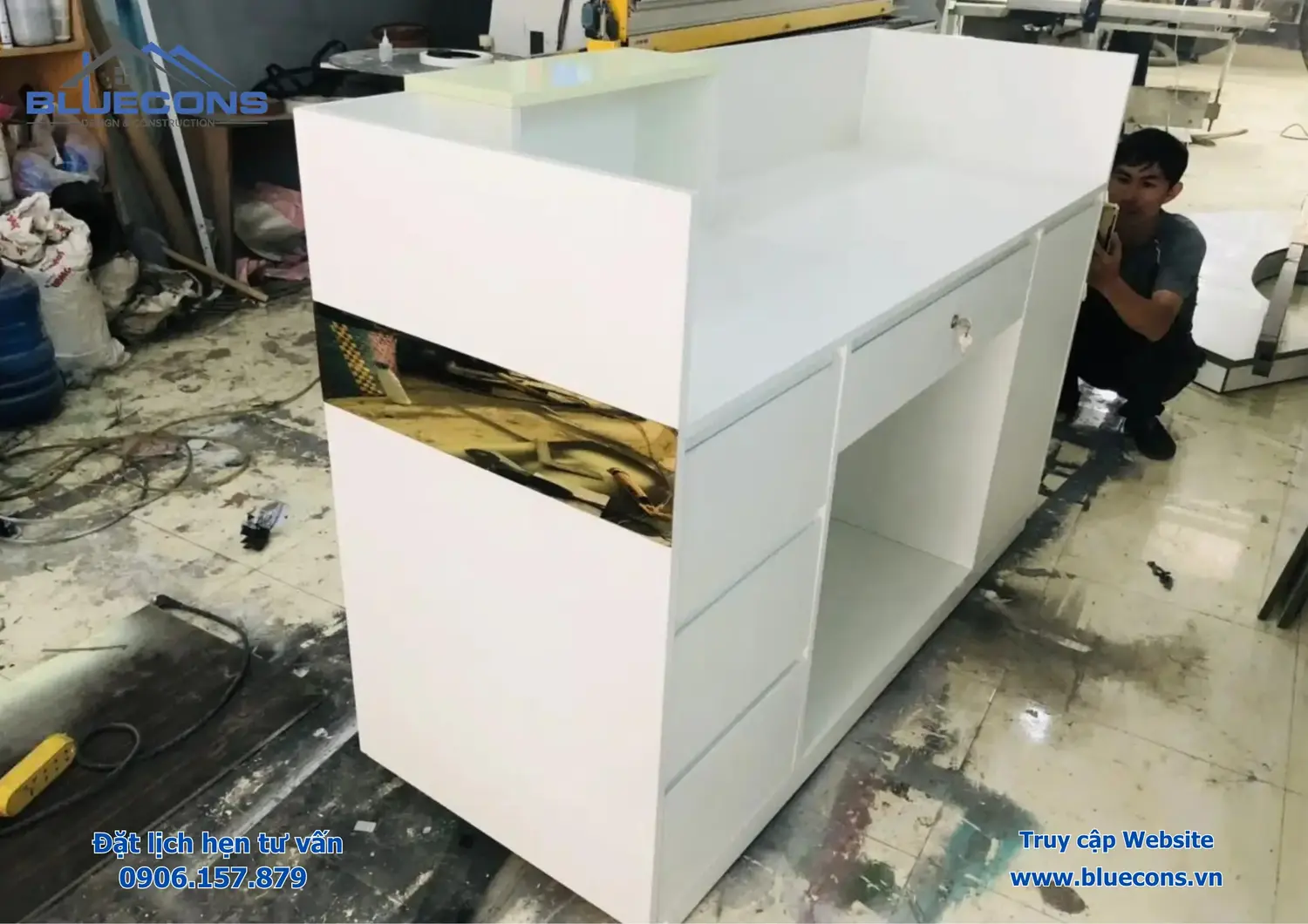 Quầy lễ tân đẹp vạn người mê năm 2024