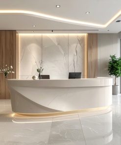 Quầy lễ tân đơn giản mà đẹp (3)