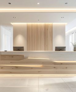 Quầy lễ tân đơn giản mà đẹp (5)