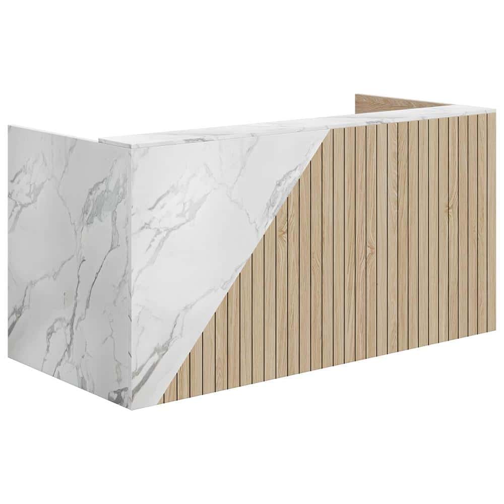 Quầy lễ tân gỗ MDF phủ melamine 4 Quầy lễ tân gỗ MDF phủ melamine 4