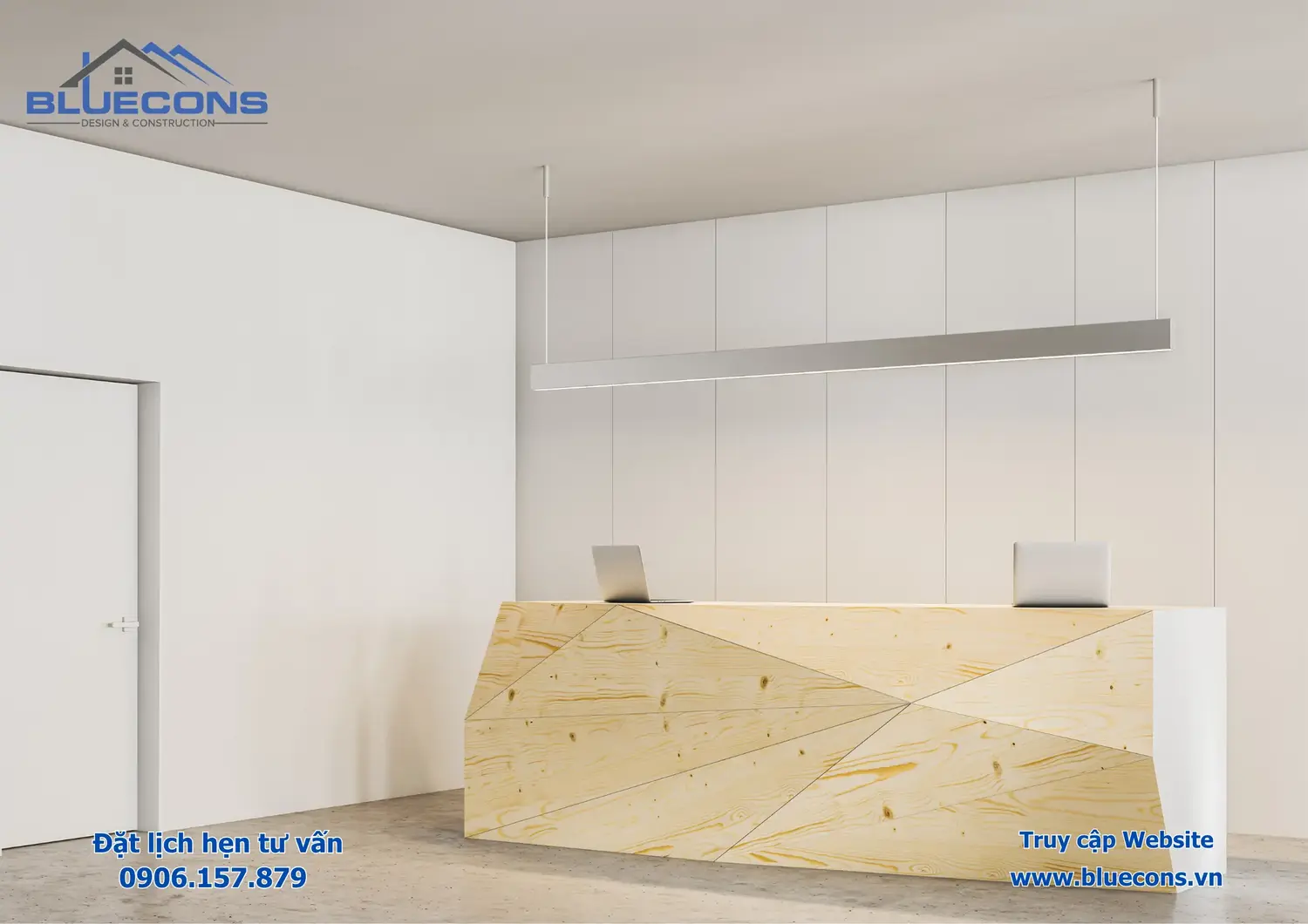 Quầy lễ tân gỗ hiện đại, bàn quầy lễ tân gỗ sang trọng 8 Quầy lễ tân gỗ hiện đại, bàn quầy lễ tân gỗ sang trọng