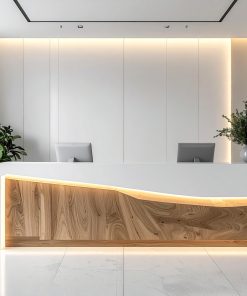 Quầy lễ tân hiện đại (4)