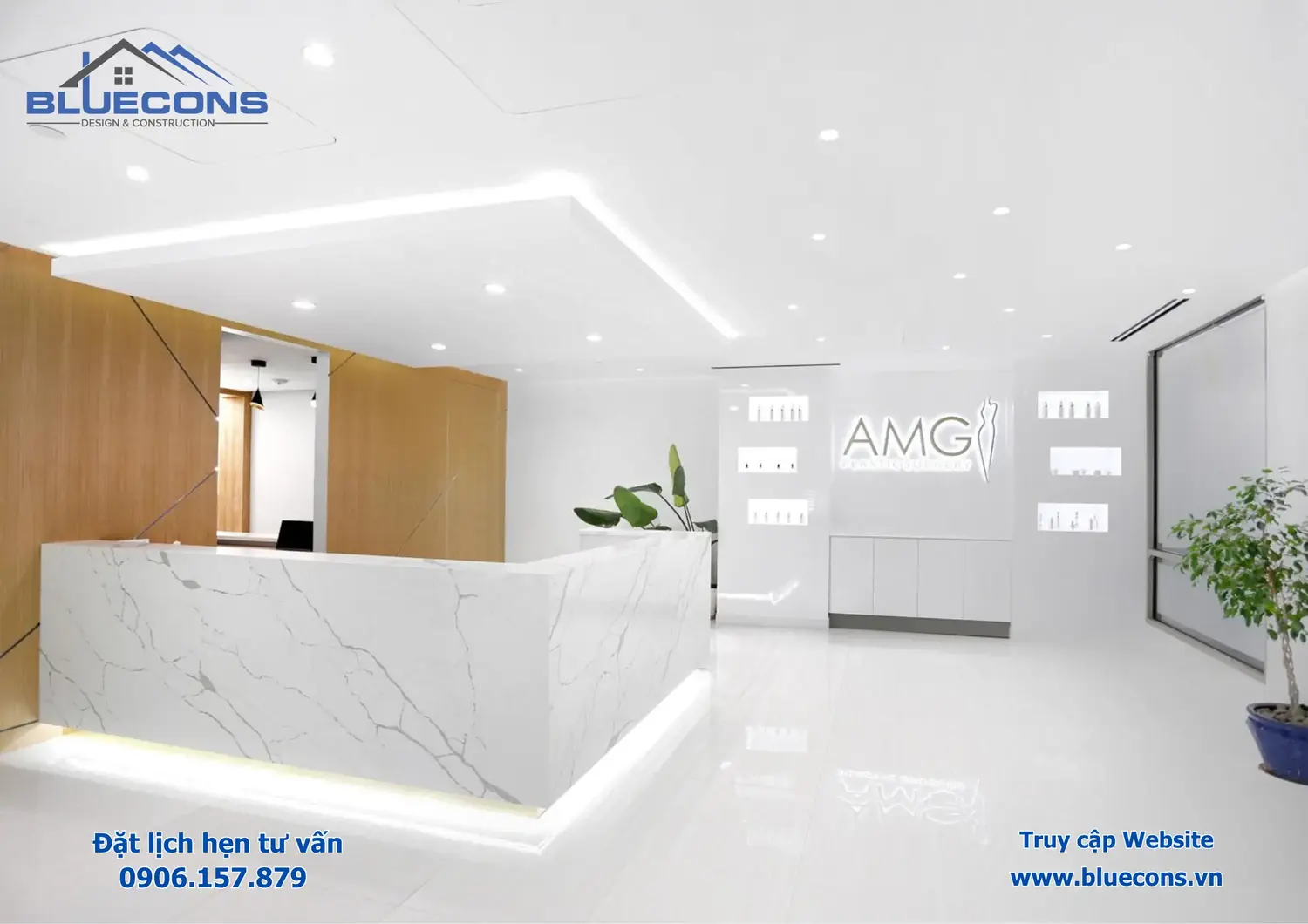 Quầy lễ tân hiện đại, mẫu bàn lễ tân hiện đại thịnh hành nhất 2024 8 Quầy lễ tân hiện đại, mẫu bàn lễ tân hiện đại thịnh hành nhất 2024