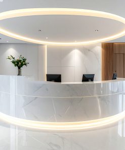 Quầy lễ tân mặt đá (2)