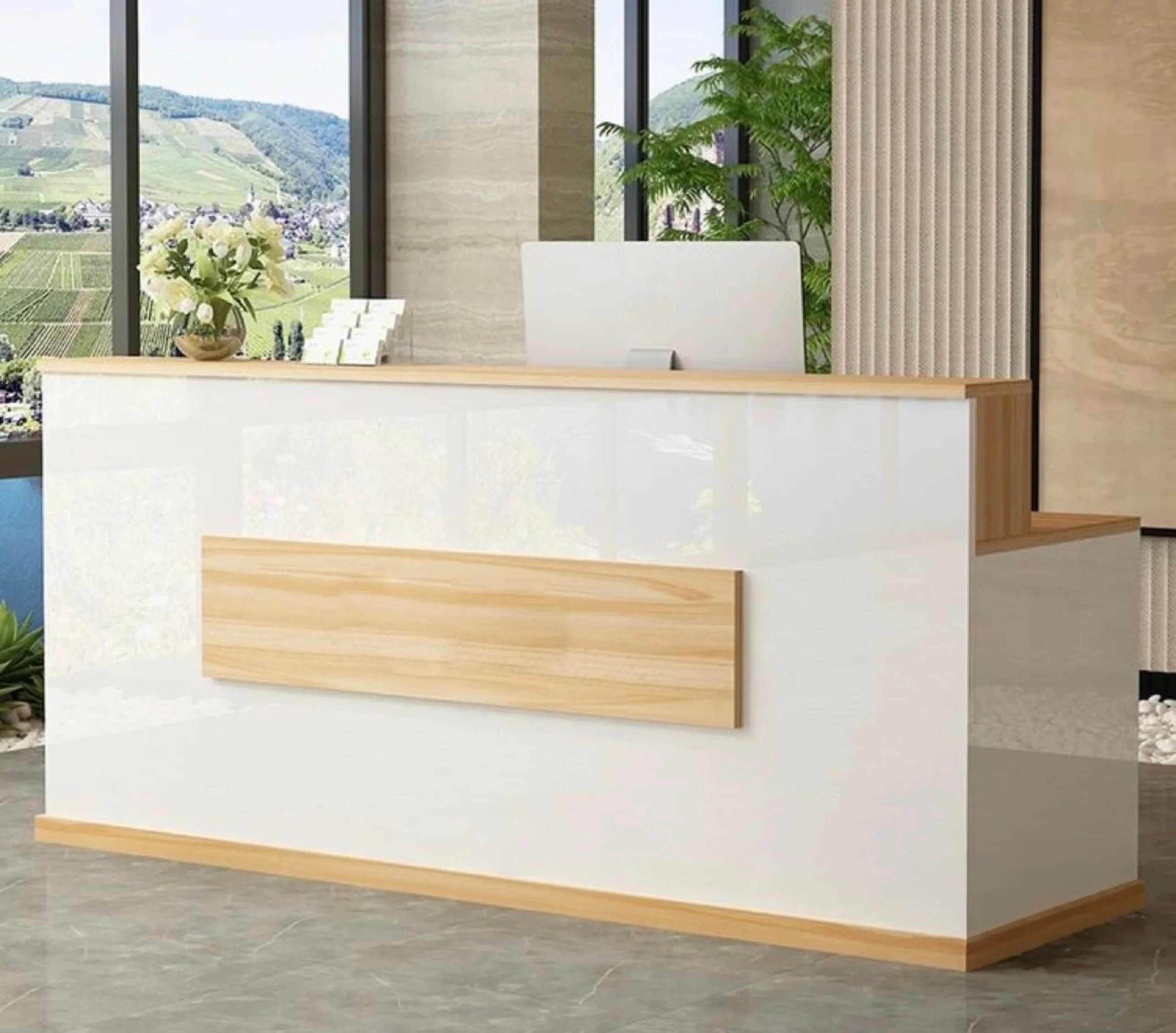 Quầy lễ tân phong cách hiện đại 5 Quầy lễ tân phong cách hiện đại 5