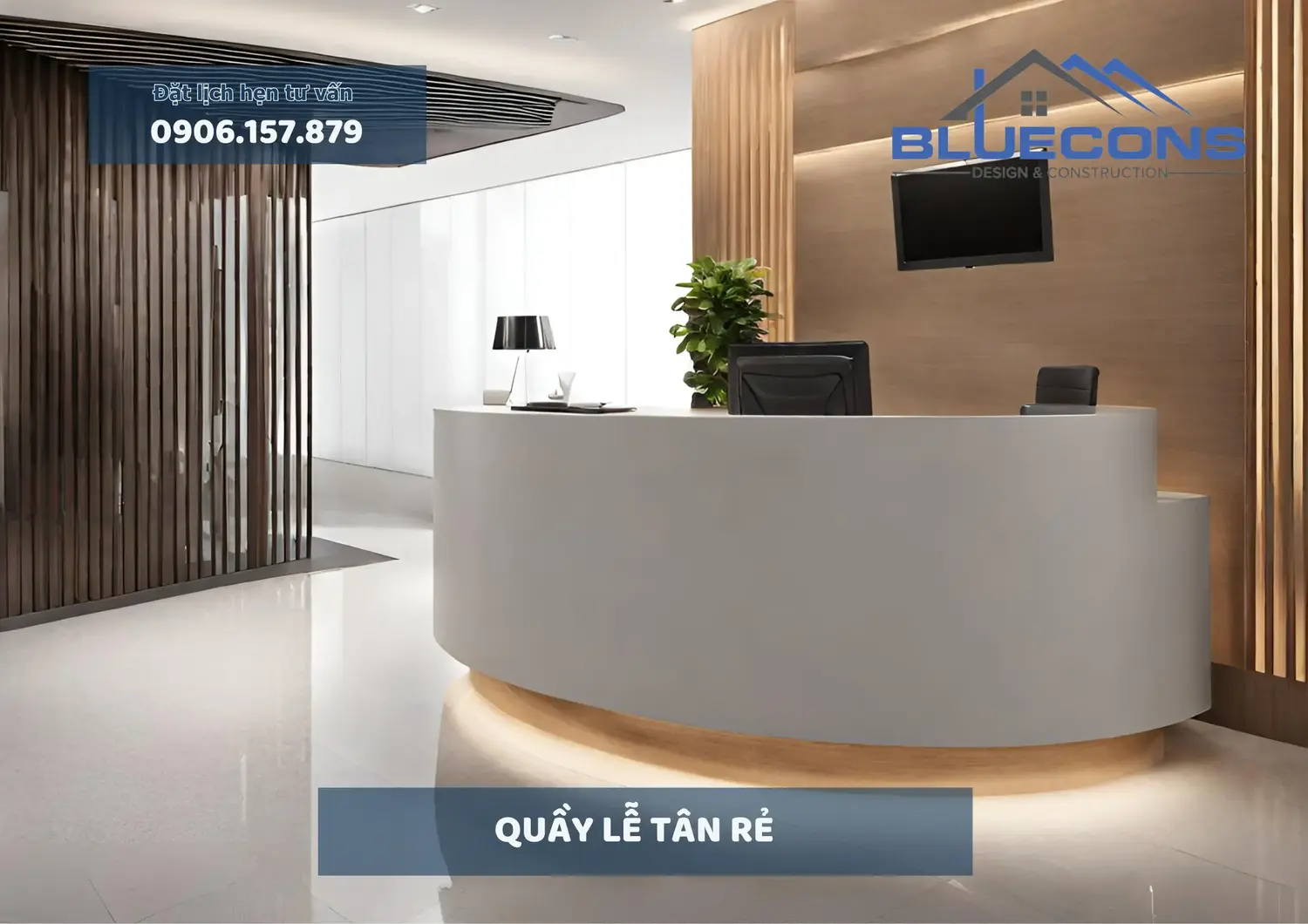 Quầy Lễ Tân Rẻ, Thiết Kế Quầy Lễ Tân Chất Lượng - Giá Cả Hợp Lý 2024 5 Quầy Lễ Tân Rẻ, Thiết Kế Quầy Lễ Tân Chất Lượng - Giá Cả Hợp Lý 2024