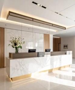 Quầy lễ tân sang trọng (3)