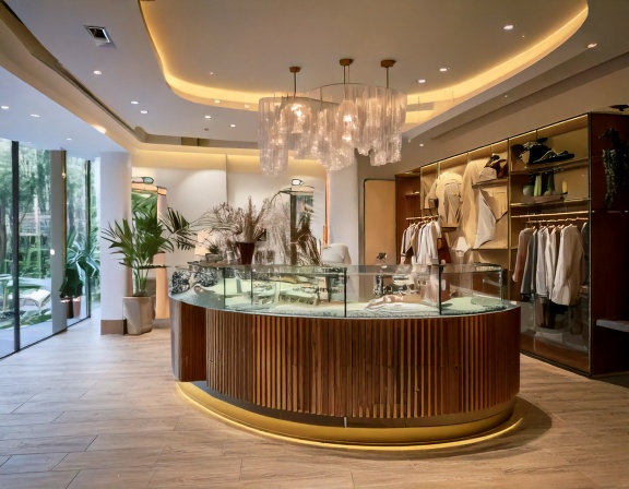 Quầy lễ tân shop thời trang (4) Quầy lễ tân shop thời trang (4)
