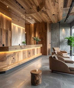 Quầy lễ tân spa sang trọng giá rẻ (2)