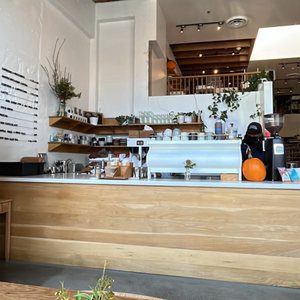 Quầy pha chế cà phê đẹp hiện đại