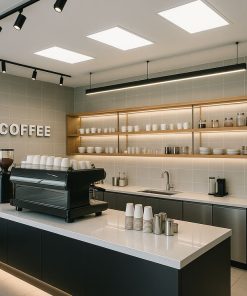 Quầy pha chế cafe chữ L đẹp (5)