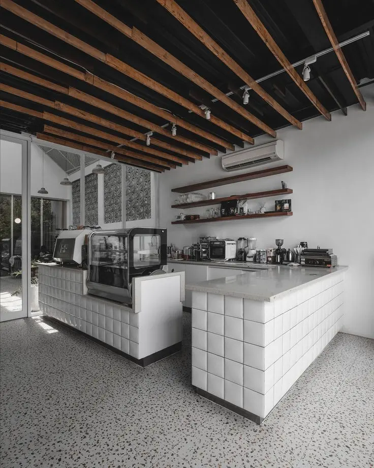 Quầy pha chế chữ U (2)