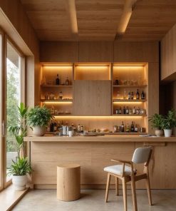 Quầy pha chế gỗ (2)