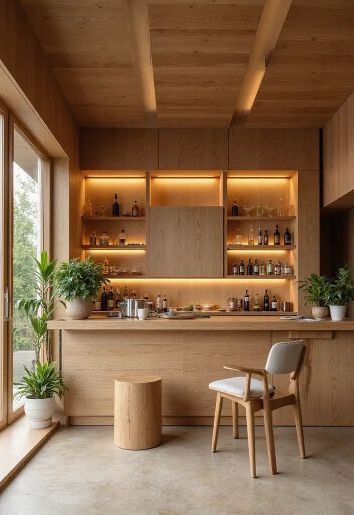 Quầy pha chế gỗ (2) Quầy pha chế gỗ (2)