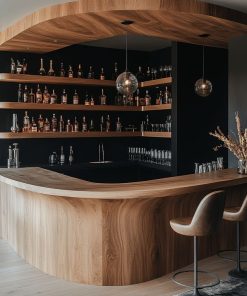 Quầy pha chế gỗ (4)