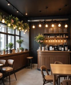 Quầy pha chế nhỏ gọn cho quán cafe (1)