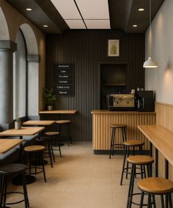 Quầy pha chế nhỏ gọn cho quán cafe (4)