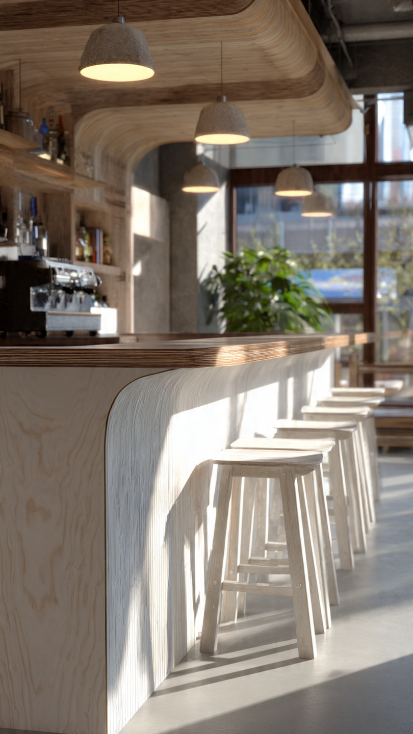 Quầy pha chế plywood (1) Quầy pha chế plywood (1)