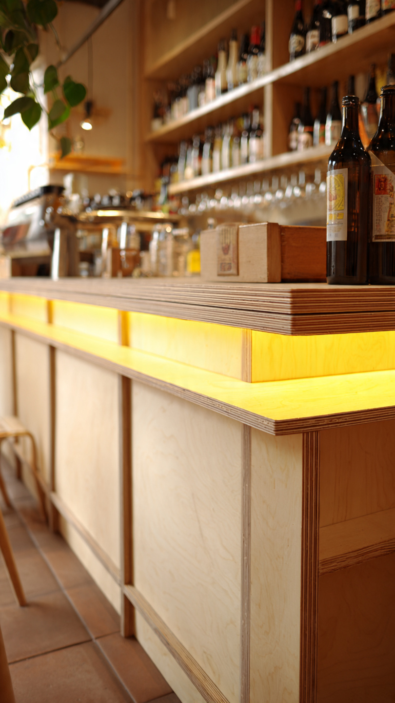 Quầy pha chế plywood (3) Quầy pha chế plywood (3)