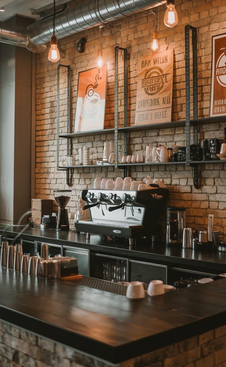 Quầy pha chế quán cà phê (1) Quầy pha chế quán cà phê (1)