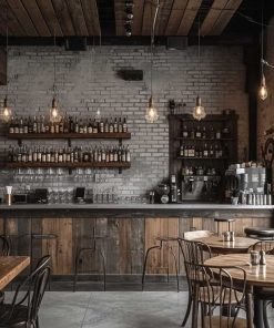 Quầy pha chế quán cà phê (2)