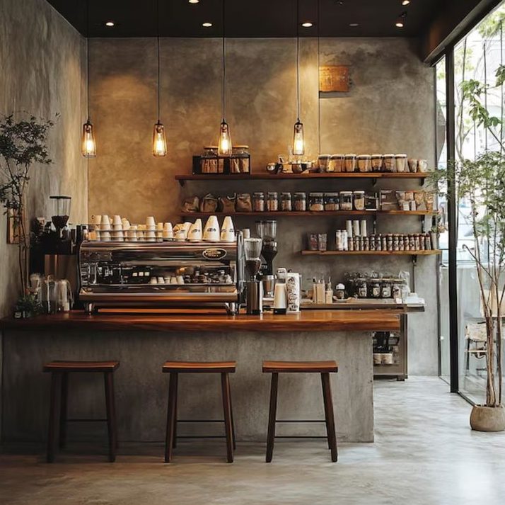 Quầy pha chế quán cà phê (4) Quầy pha chế quán cà phê (4)