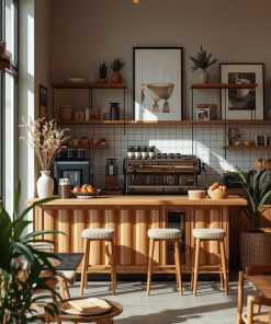 Quầy pha chế quán cafe mini (2)