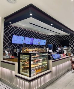 Quầy pha chế quán trà sữa hiện đại (4)