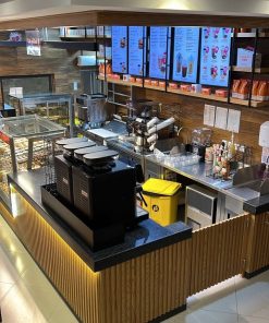 Quầy pha chế quán trà sữa hiện đại (5)