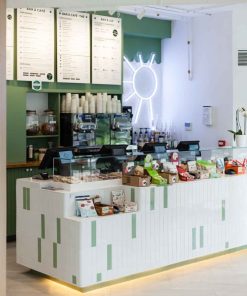 Quầy pha chế trà sữa đẹp (2)