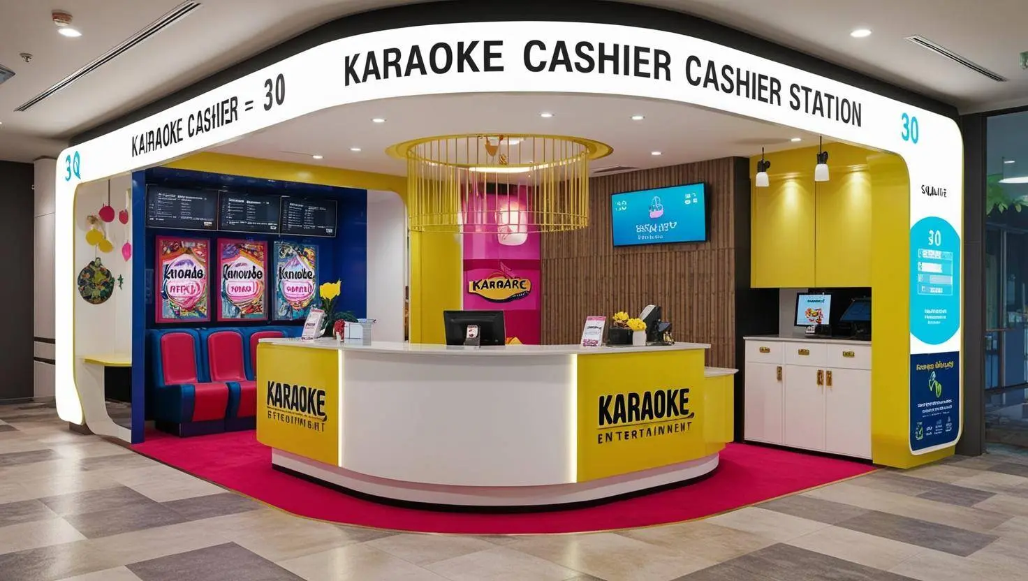 Quầy thu ngân karaoke (3) Quầy thu ngân karaoke (3)
