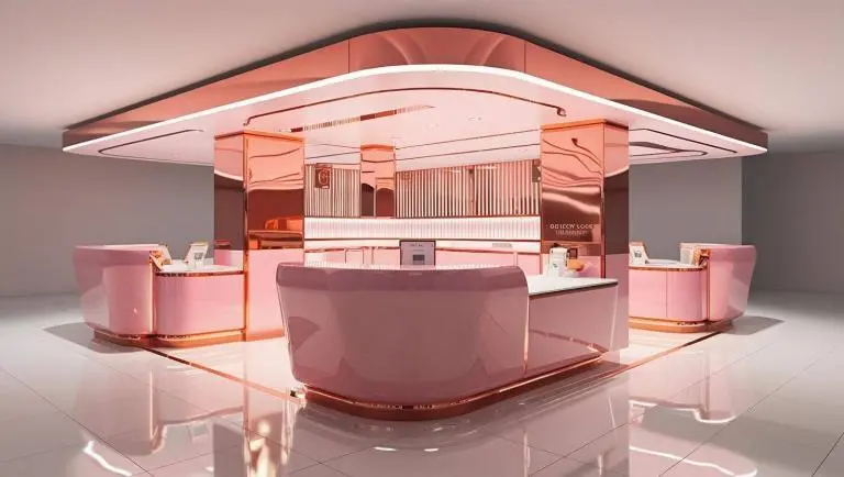 Quầy thu ngân màu hồng (3)