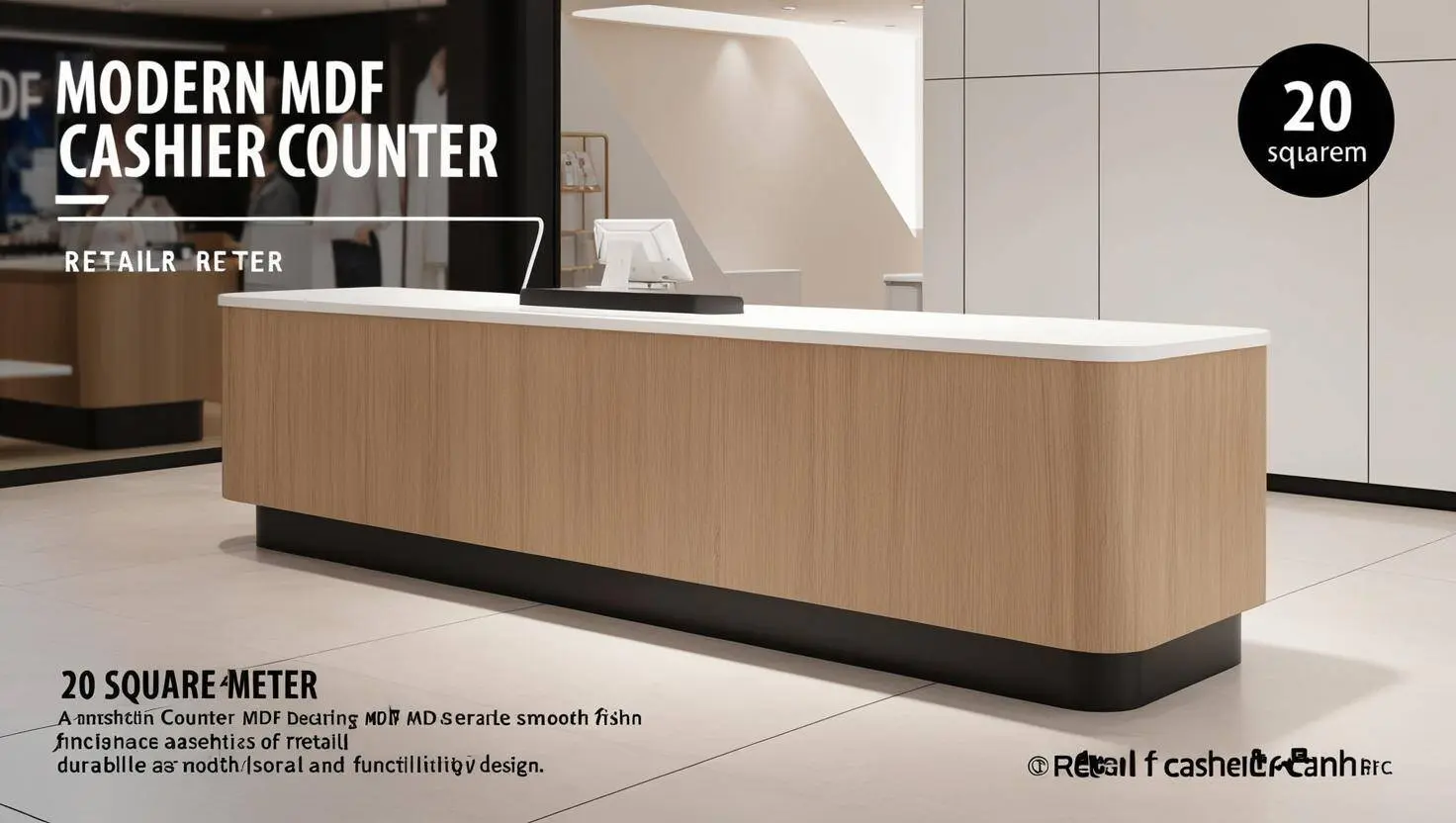 Quầy thu ngân mdf (2) Quầy thu ngân mdf (2)