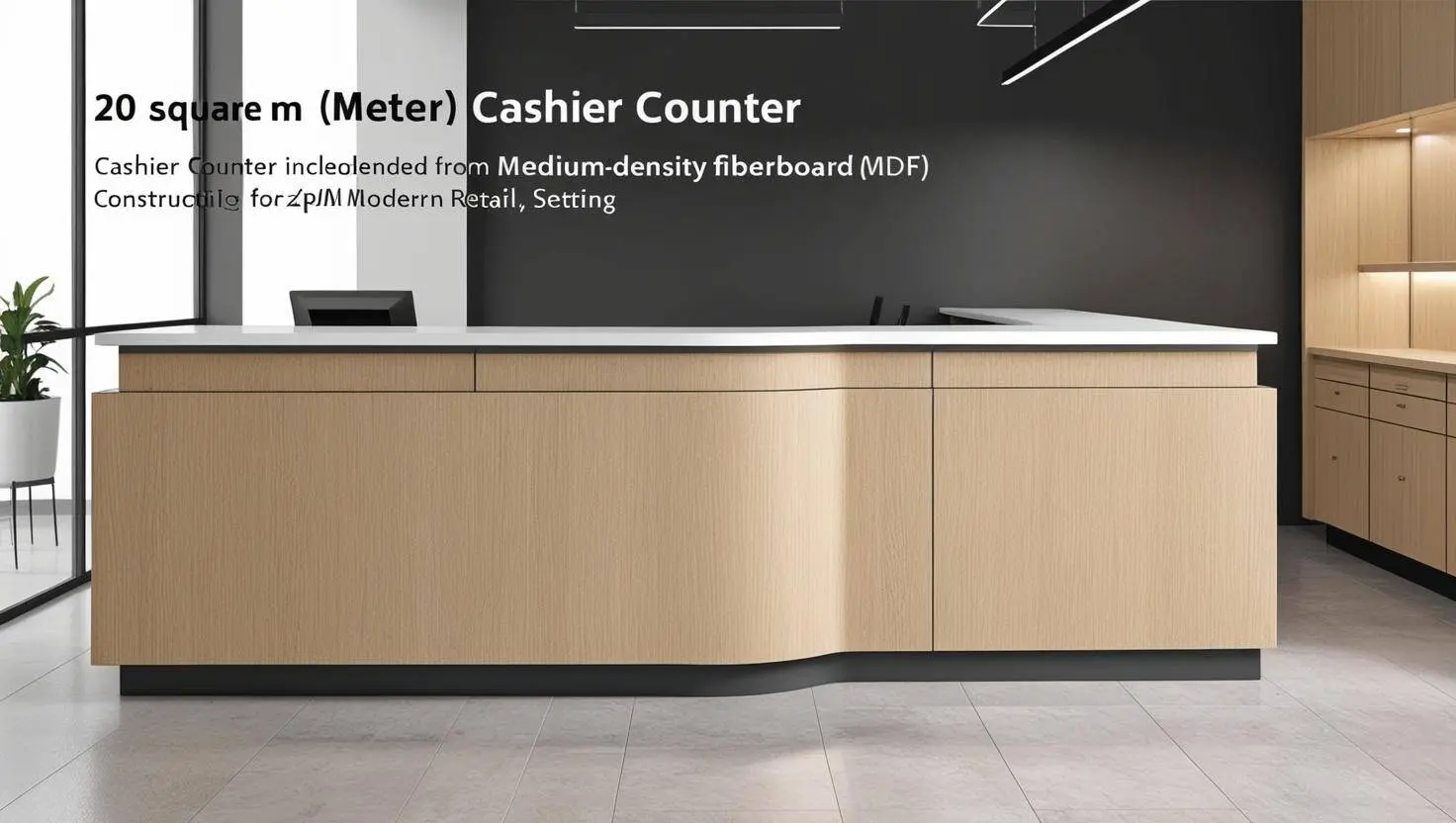 Quầy thu ngân mdf (4) Quầy thu ngân mdf (4)