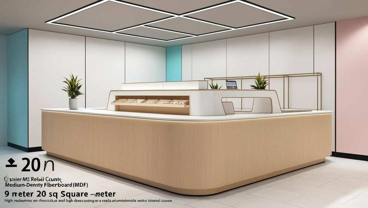 Quầy thu ngân mdf (6) Quầy thu ngân mdf (6)