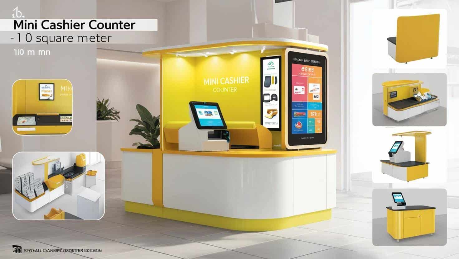 Quầy thu ngân mini (2) Quầy thu ngân mini (2)