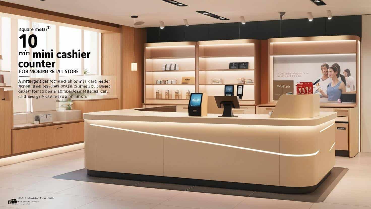 Quầy thu ngân mini Quầy thu ngân mini
