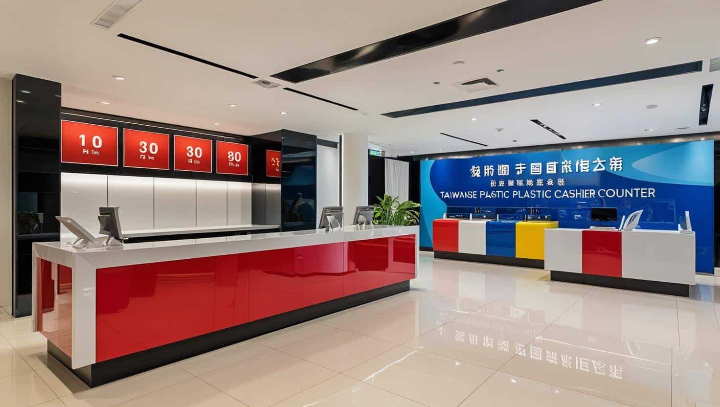 Quầy thu ngân nhựa đài loan (6) Quầy thu ngân nhựa đài loan (6)