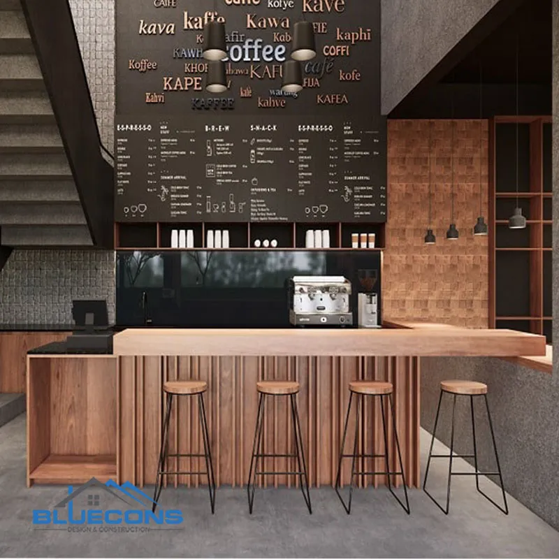 Quầy bar cafe mini Quầy bar QB026