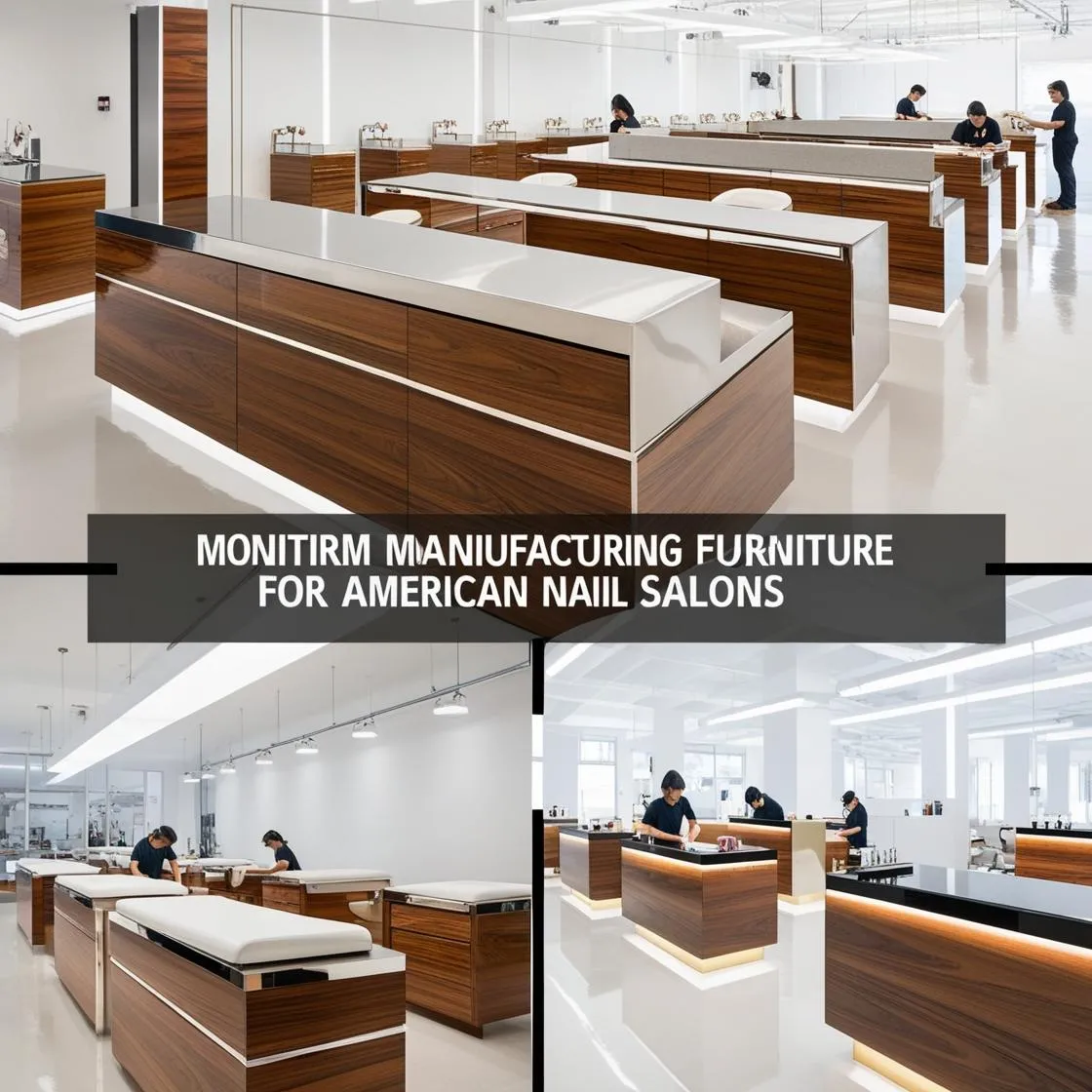 Sản Xuất Đồ Nội Thất Cho Tiệm Nail Mỹ (2)