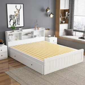 Sản xuất giường ngủ gỗ MFC 5 Sản xuất giường ngủ gỗ MFC 5