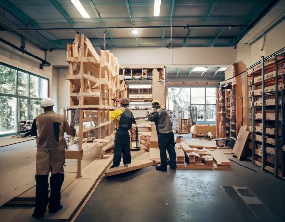 Sản xuất nội thất plywood giá xưởng (4) Sản xuất nội thất plywood giá xưởng (4)